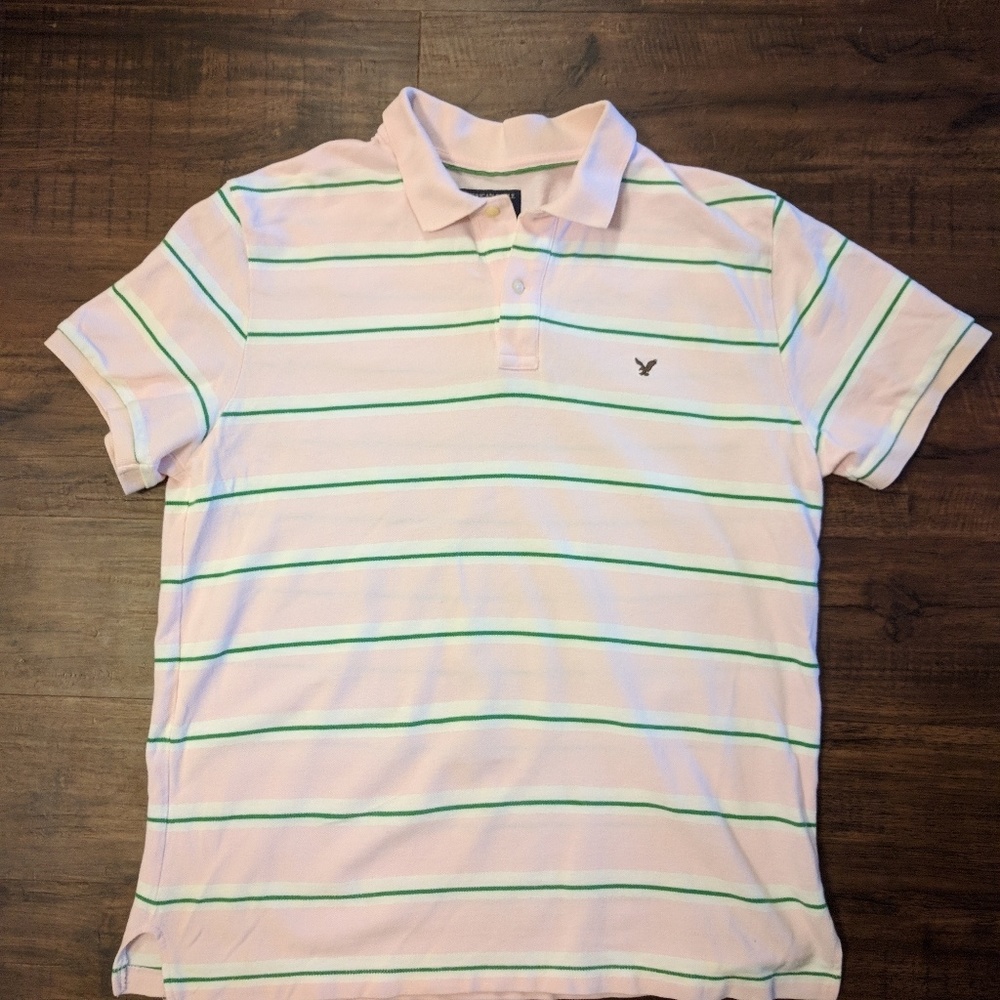 Men's Pink Polo Shirt